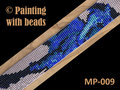Bracelet pattern - Blue horse