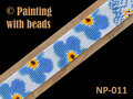 Bracelet pattern - Forget-me-not